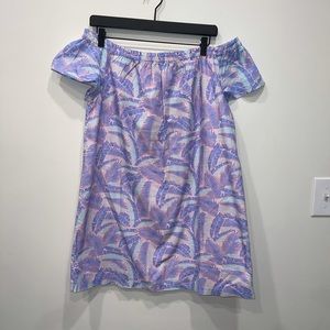 Vineyard Vines Island Palms Off the Shoulder Dress NWT size medium